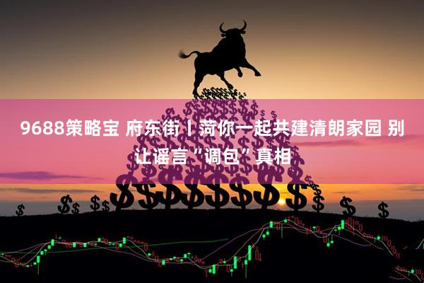 9688策略宝 府东街丨菏你一起共建清朗家园 别让谣言“调包”真相