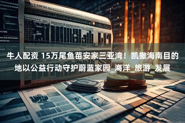 牛人配资 15万尾鱼苗安家三亚湾！凯撒海南目的地以公益行动守护蔚蓝家园_海洋_旅游_发展
