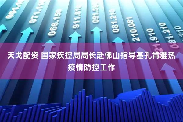 天戈配资 国家疾控局局长赴佛山指导基孔肯雅热疫情防控工作